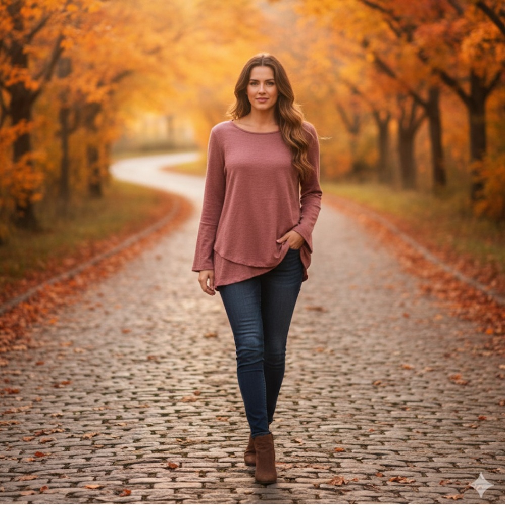 Mind Code Women’s Maroon Pullover Sweater‎ L EUC